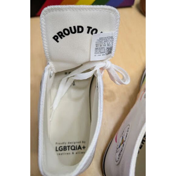 Converse Chuck Taylor All Star Pride Unisex High Top Sneakers Women's 8.5 NIB - Picture 10 of 14